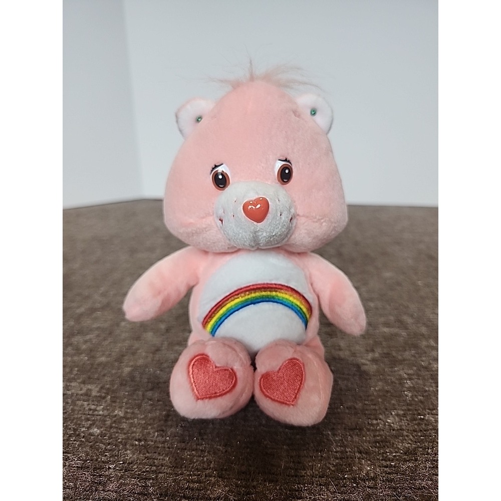 care bears cheer bear plushy 2002 Free Earrings Tags Been Cut‎ Off
